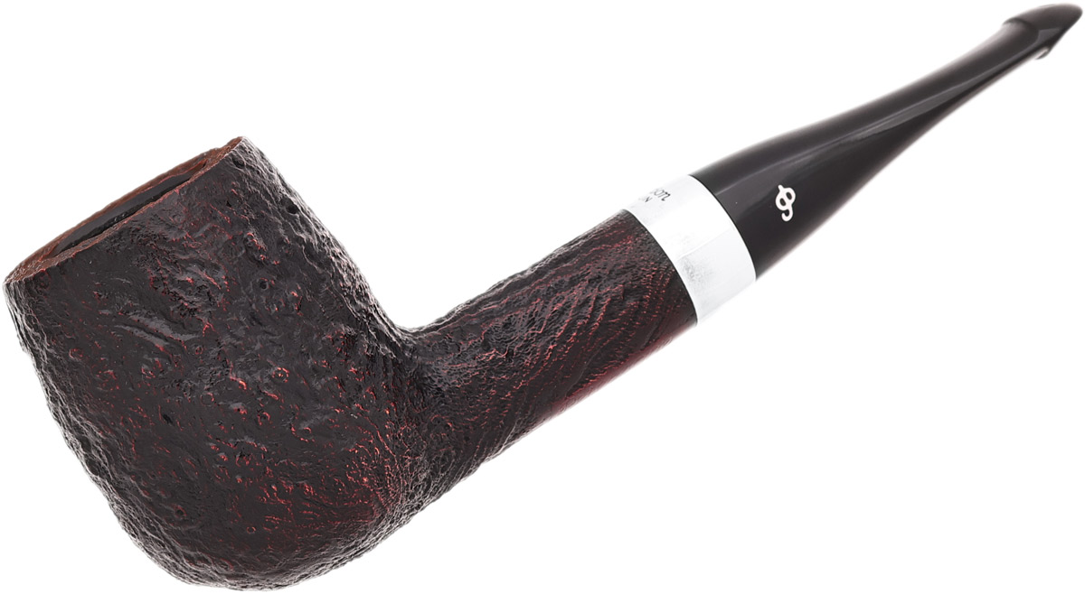 Peterson House Pipe Sandblasted Billiard P-Lip