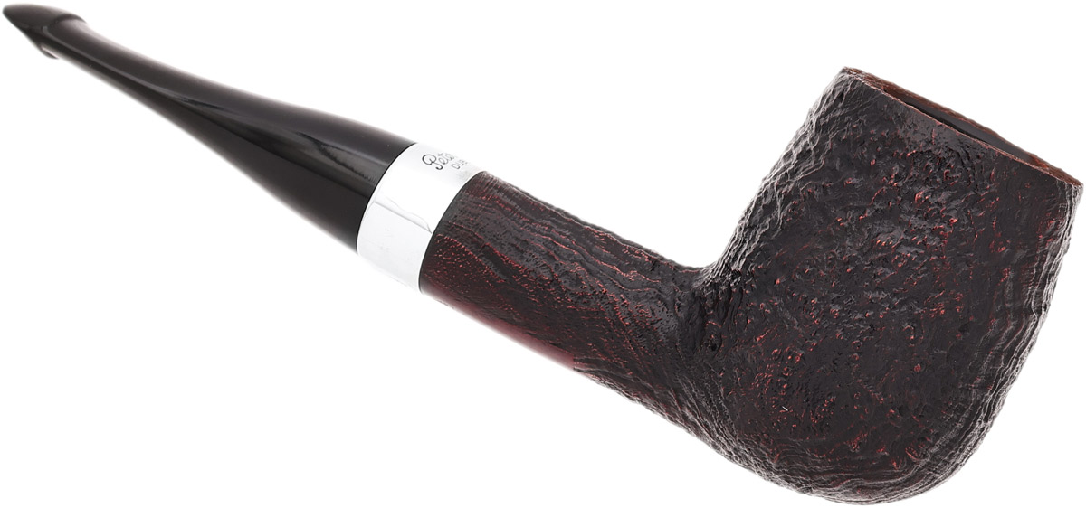 Peterson House Pipe Sandblasted Billiard P-Lip