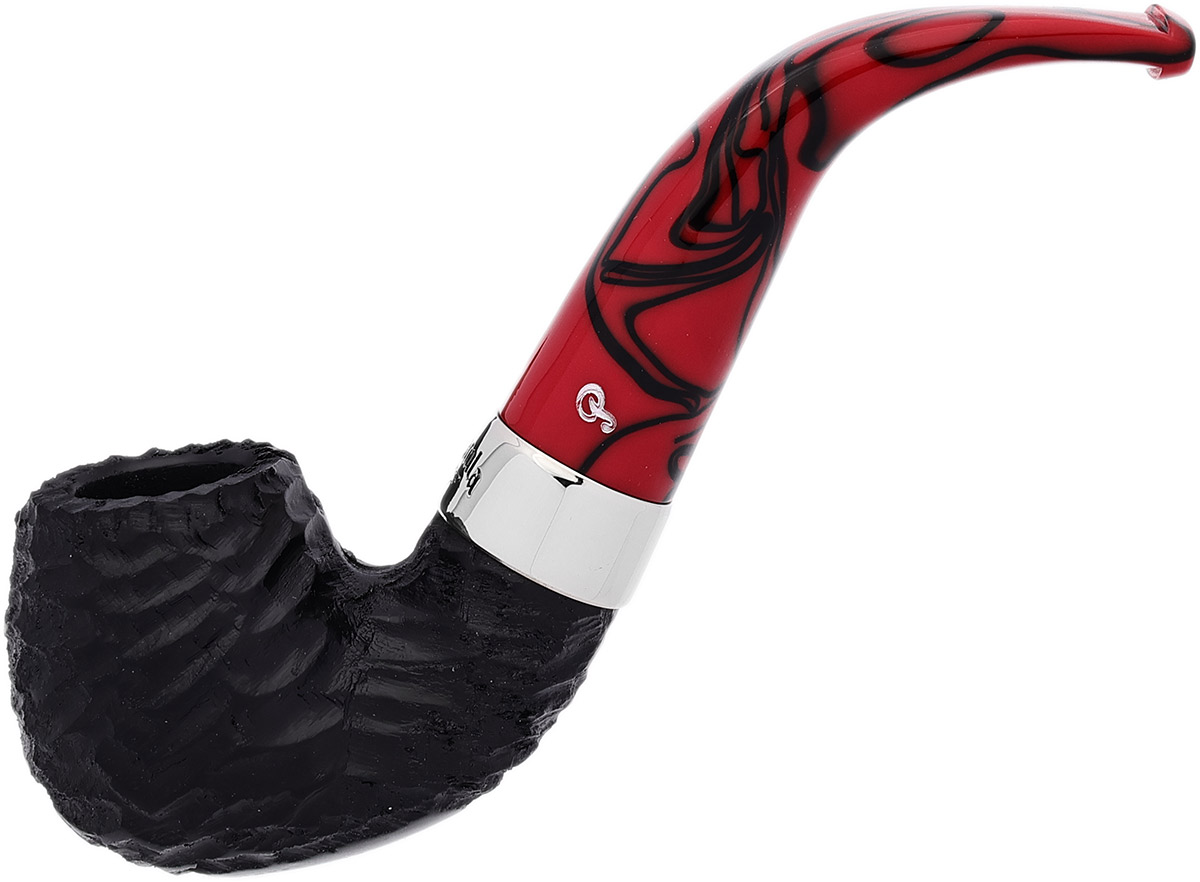 Dracula Rusticated (230) Fishtail Tobacco Pipe