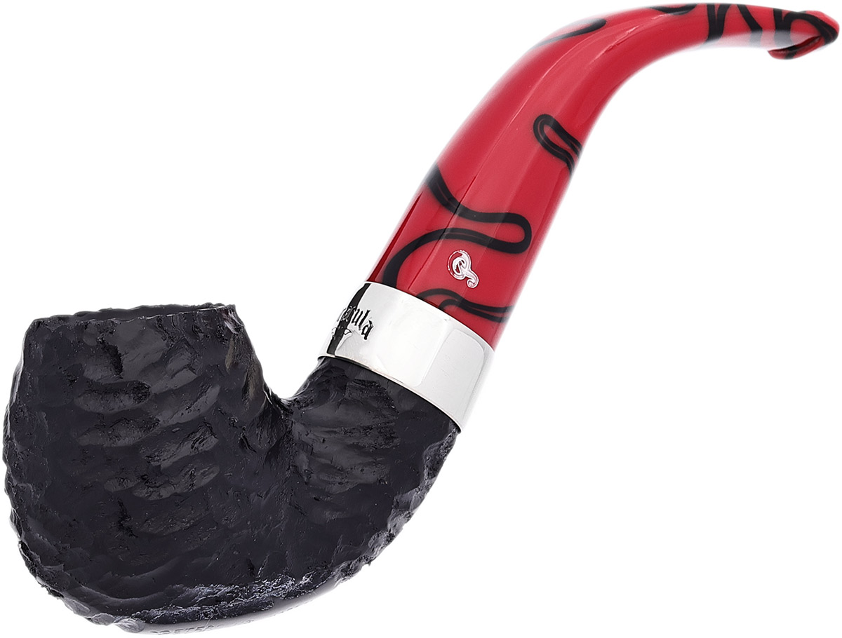 Dracula Rusticated (230) Fishtail Tobacco Pipe