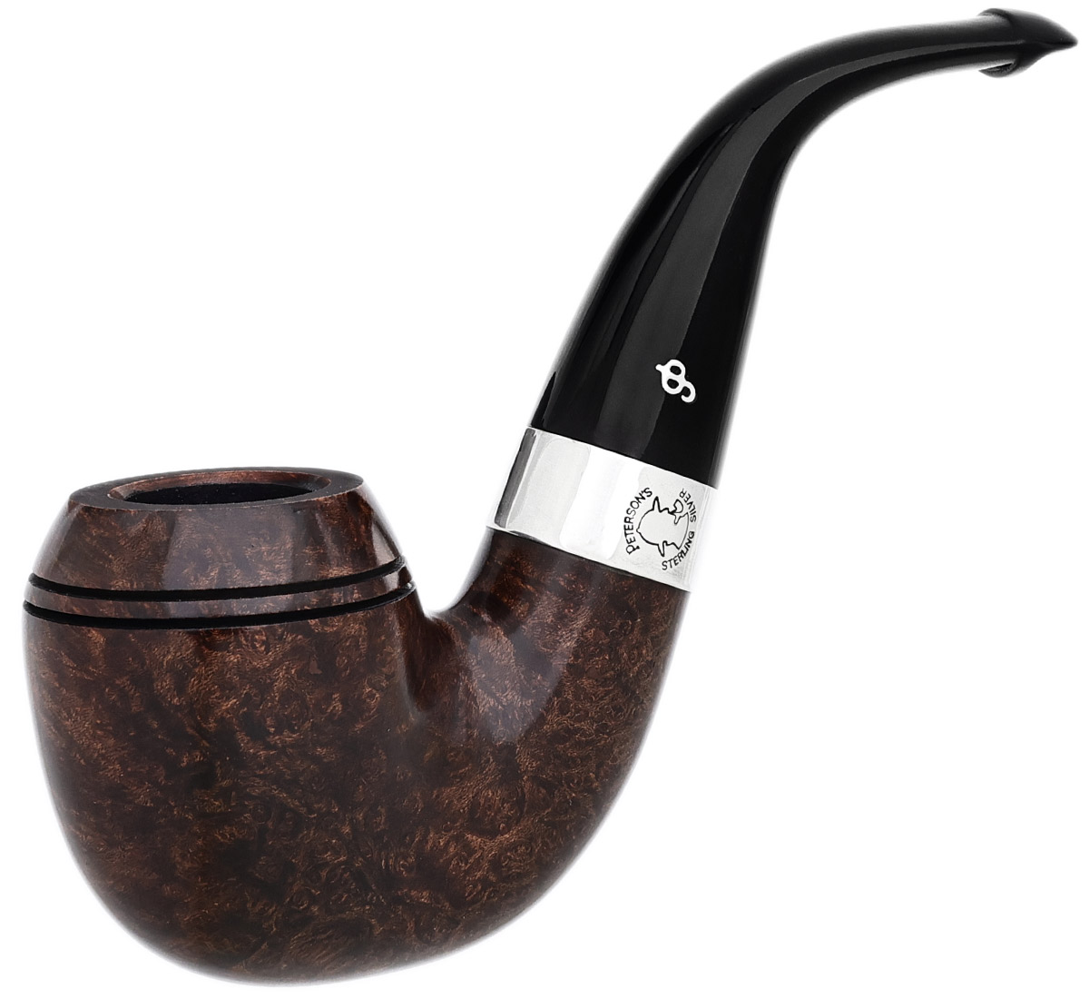 Peterson Sherlock Holmes Dark Smooth Baskerville P-Lip