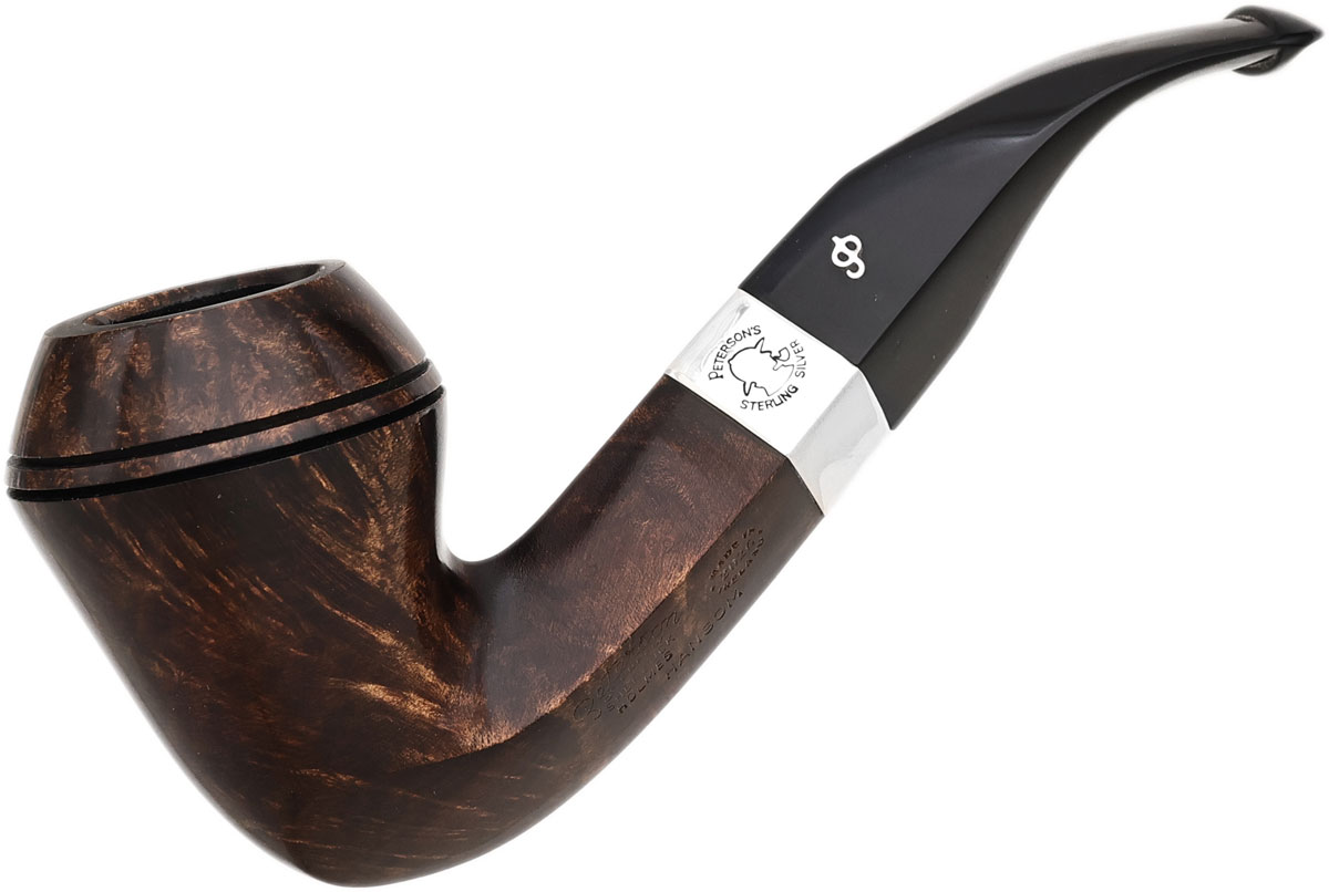 Peterson Sherlock Holmes Dark Smooth Hansom P-Lip