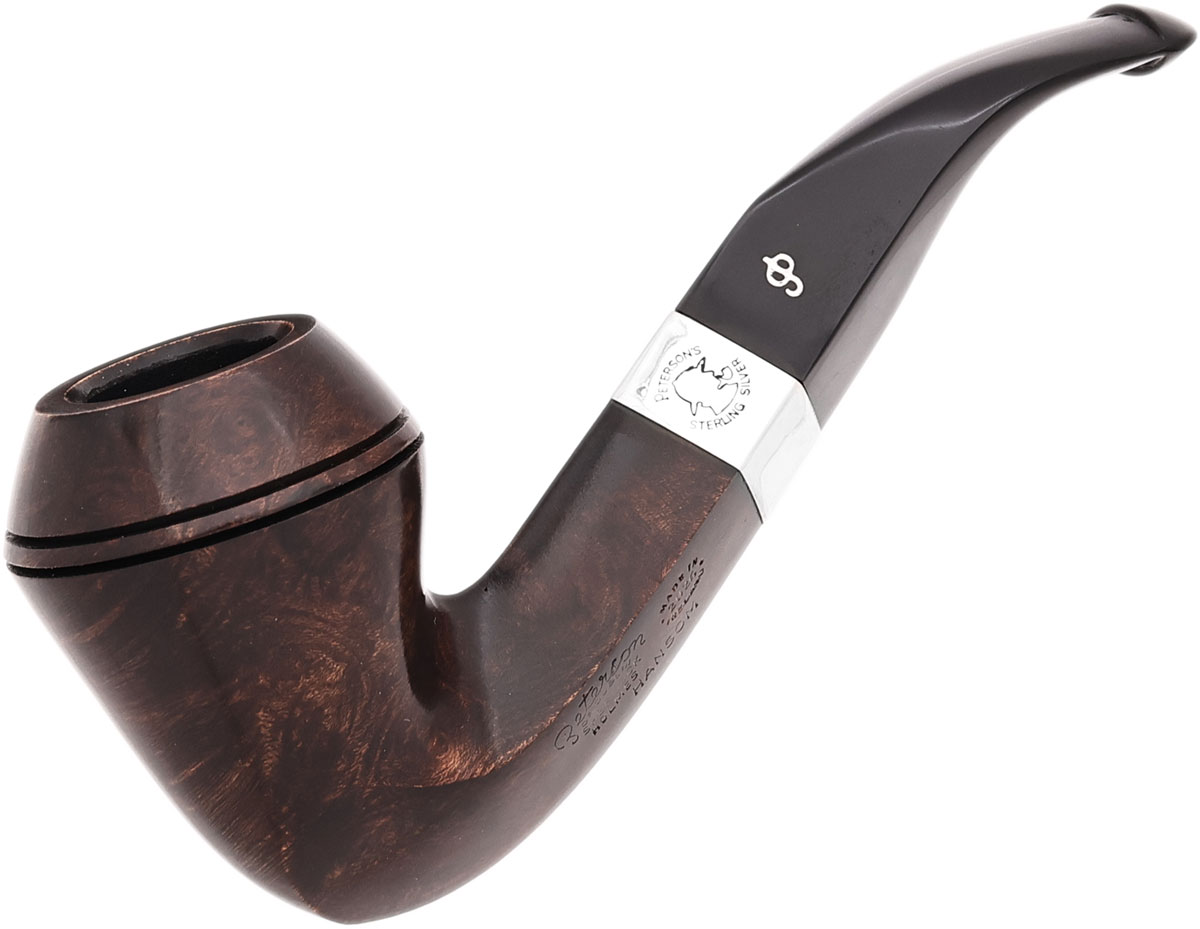 Peterson Sherlock Holmes Dark Smooth Hansom P-Lip