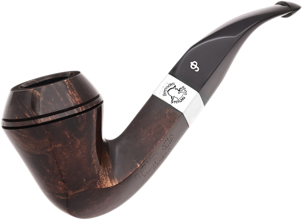 Peterson Sherlock Holmes Dark Smooth Hansom P-Lip