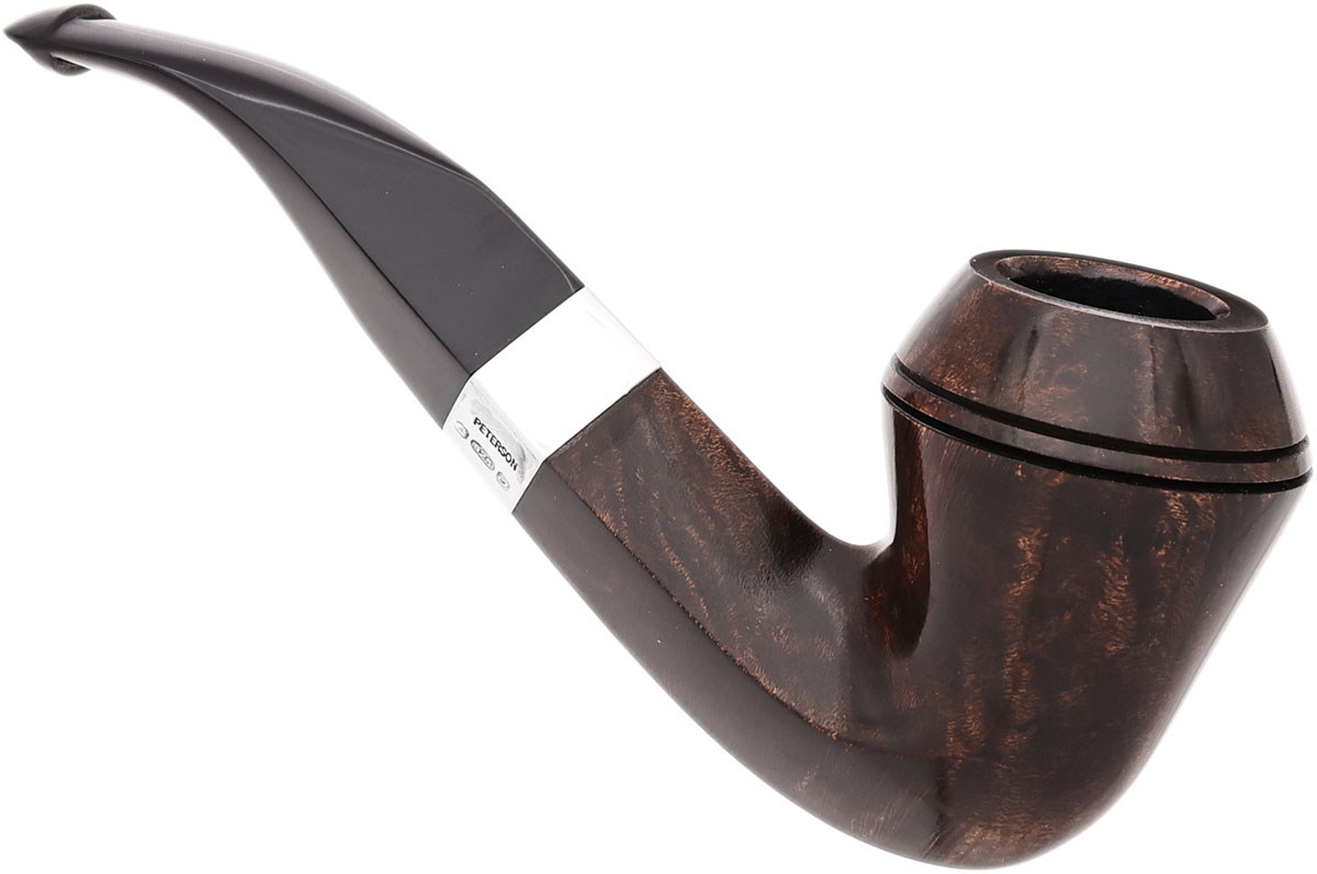 Peterson Sherlock Holmes Dark Smooth Hansom P-Lip