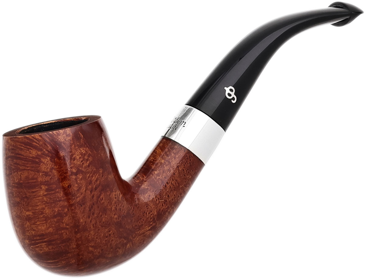 Kildare Silver Mounted (65) P-Lip Tobacco Pipe