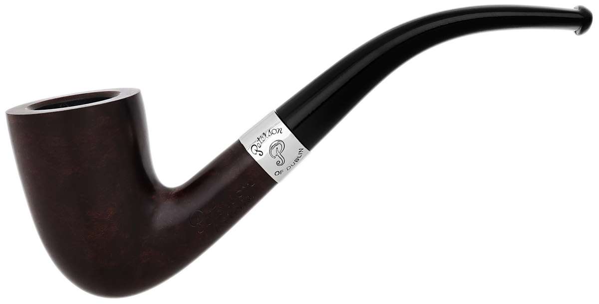Aran Smooth Nickel Mounted (128) Fishtail Tobacco Pipe