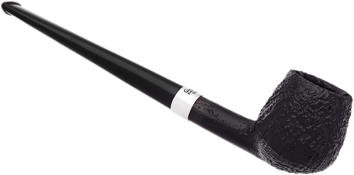 Peterson Junior Sandblasted Silver Mounted Straight Apple Fishtail
