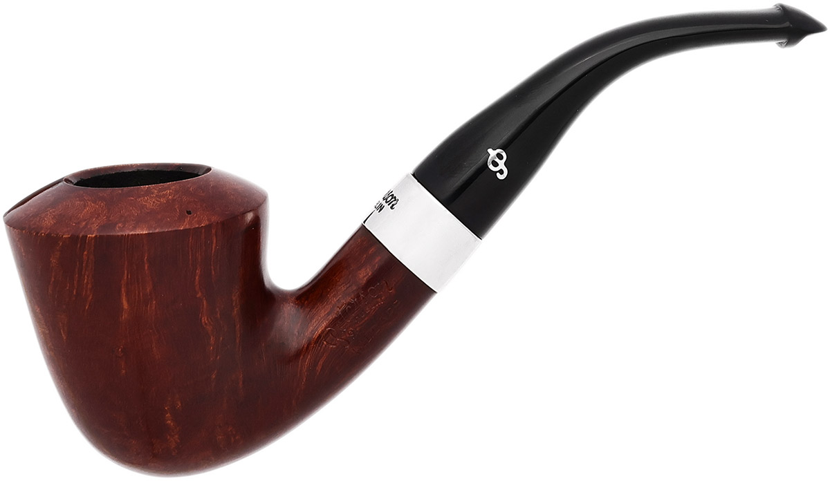 Kildare Silver Mounted (B10) P-Lip Tobacco Pipe