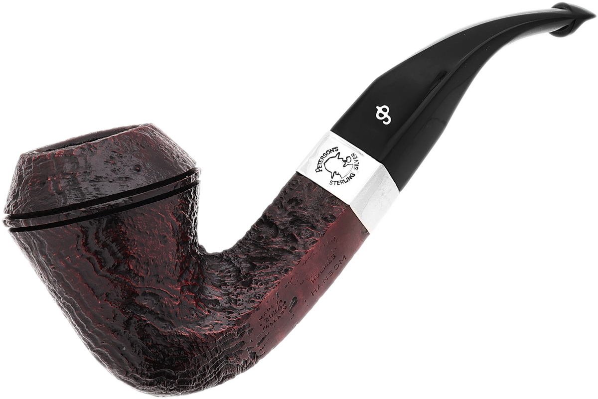 Peterson Sherlock Holmes Sandblasted Hansom P-Lip