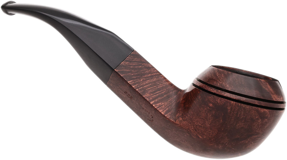 peterson aran tobacco Smooth Nickel Mounted (03) P-Lip Pipe - New Aran Smooth (80s) Fishtail