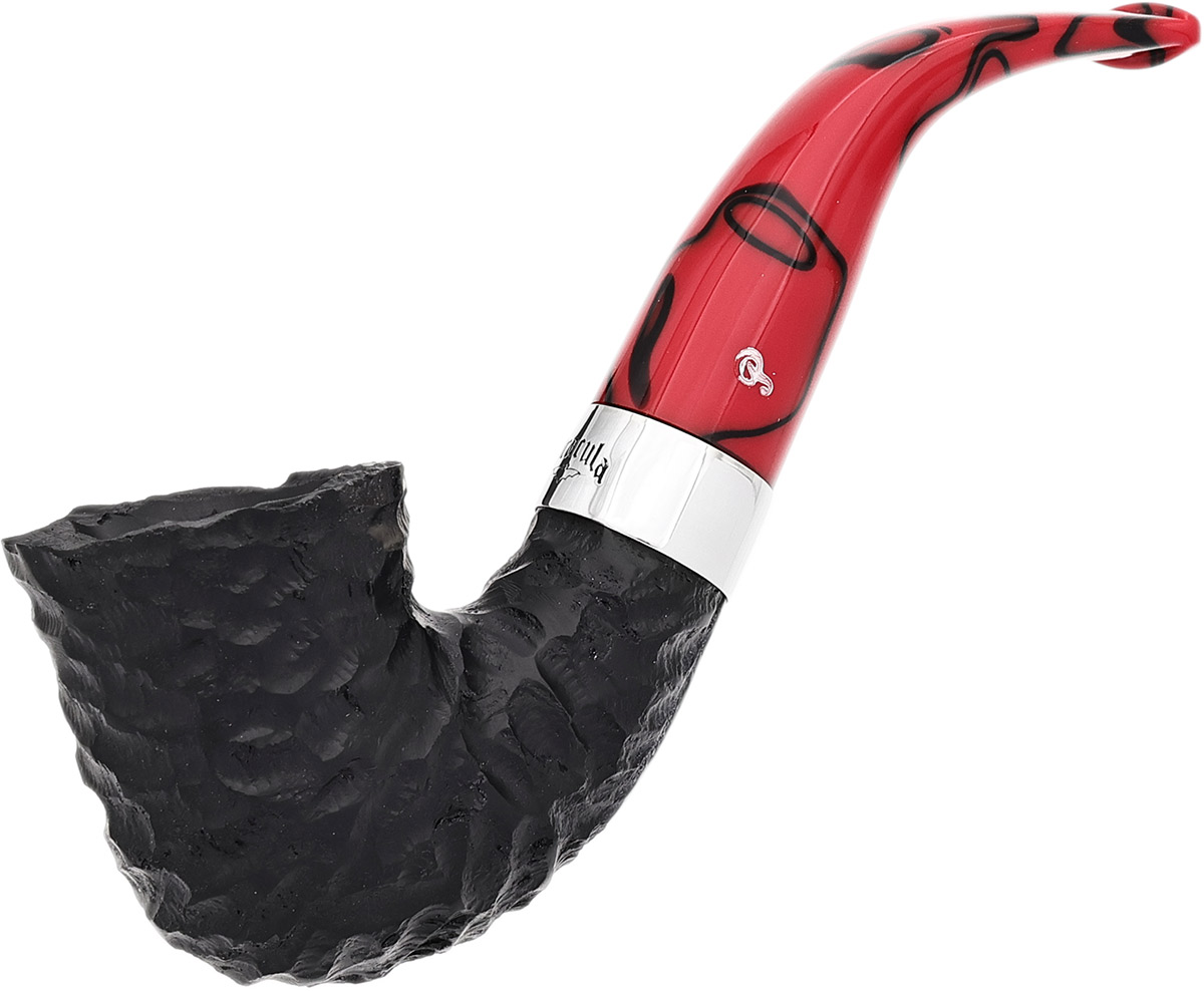 Dracula Rusticated (05) Fishtail Tobacco Pipe