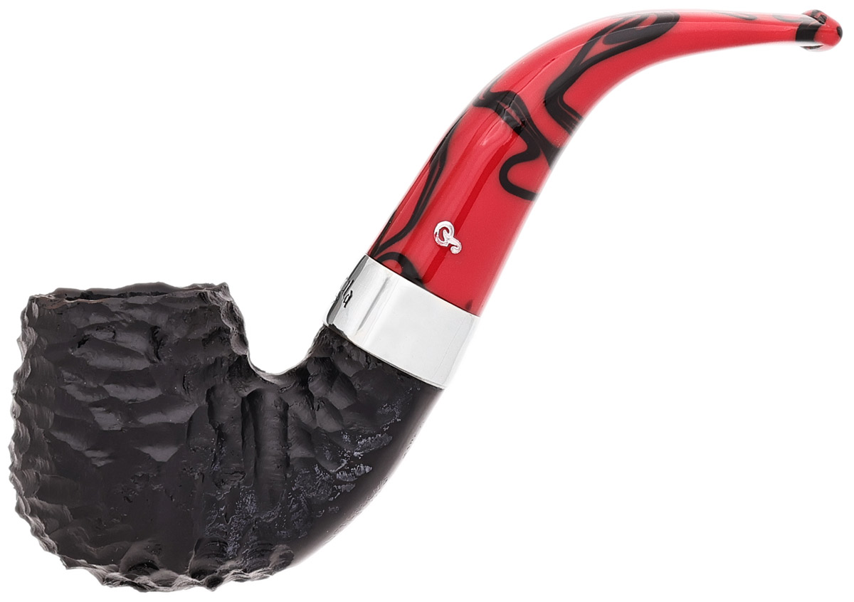 Dracula Rusticated (221) Fishtail Tobacco Pipe