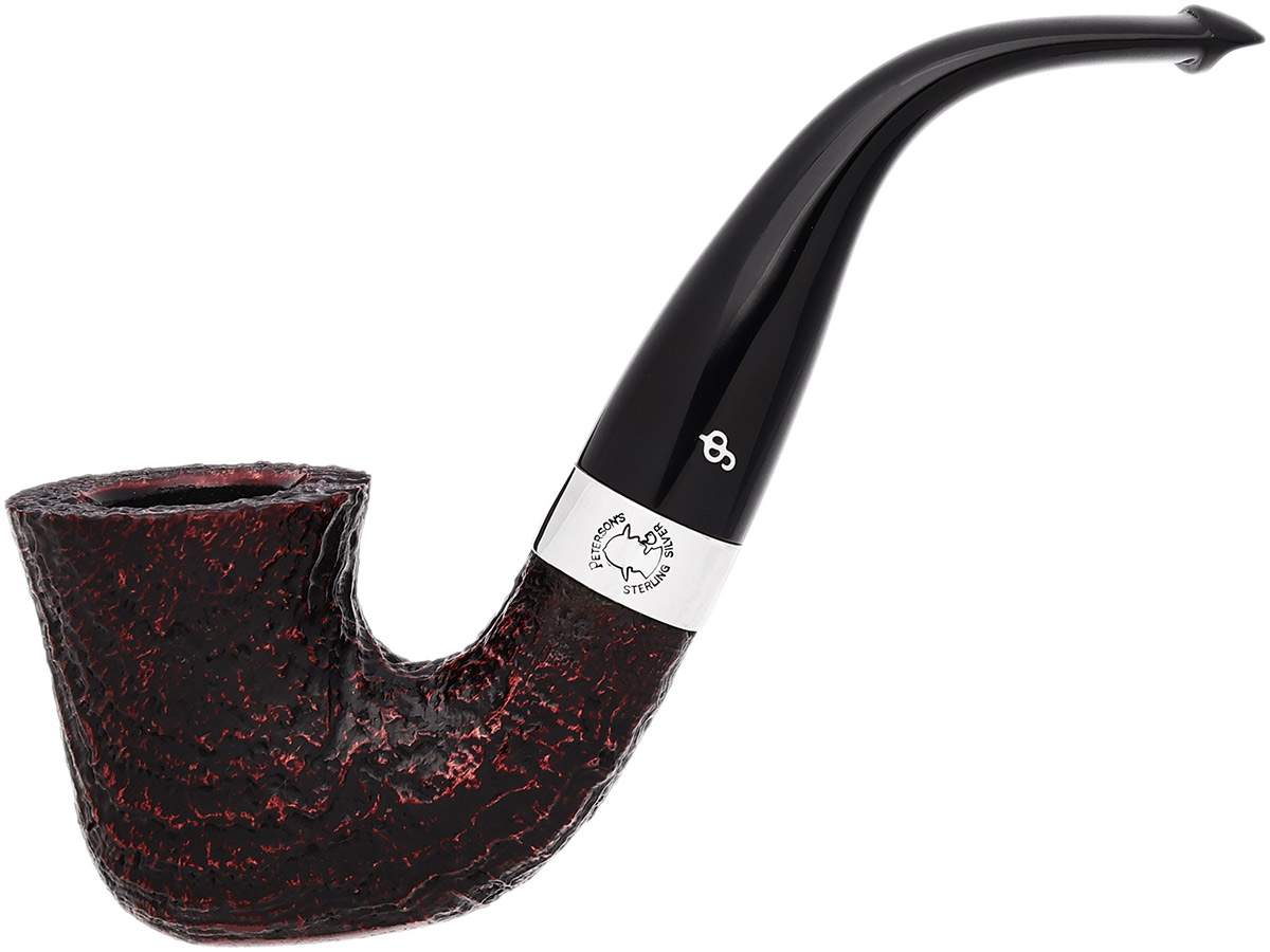 Sherlock Holmes Sandblasted Original P-Lip Tobacco Pipe