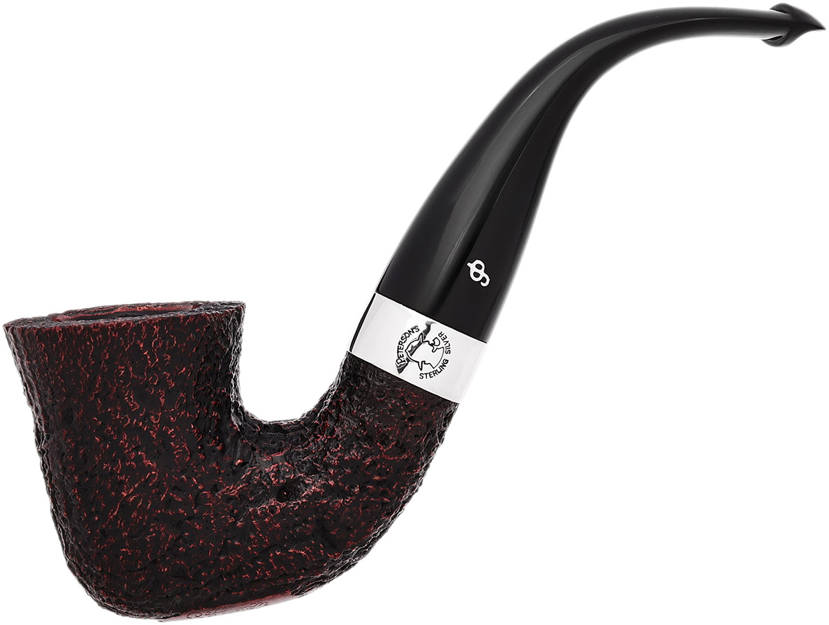 Sherlock Holmes Sandblasted Original P-Lip Tobacco Pipe