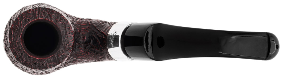Peterson House Pipe Sandblasted Bent P-Lip