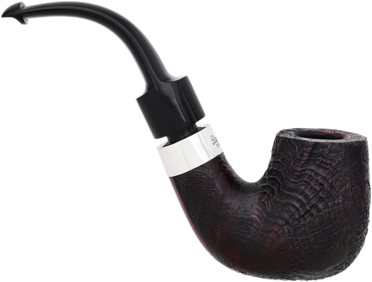 Peterson House Pipe Sandblasted Bent P-Lip
