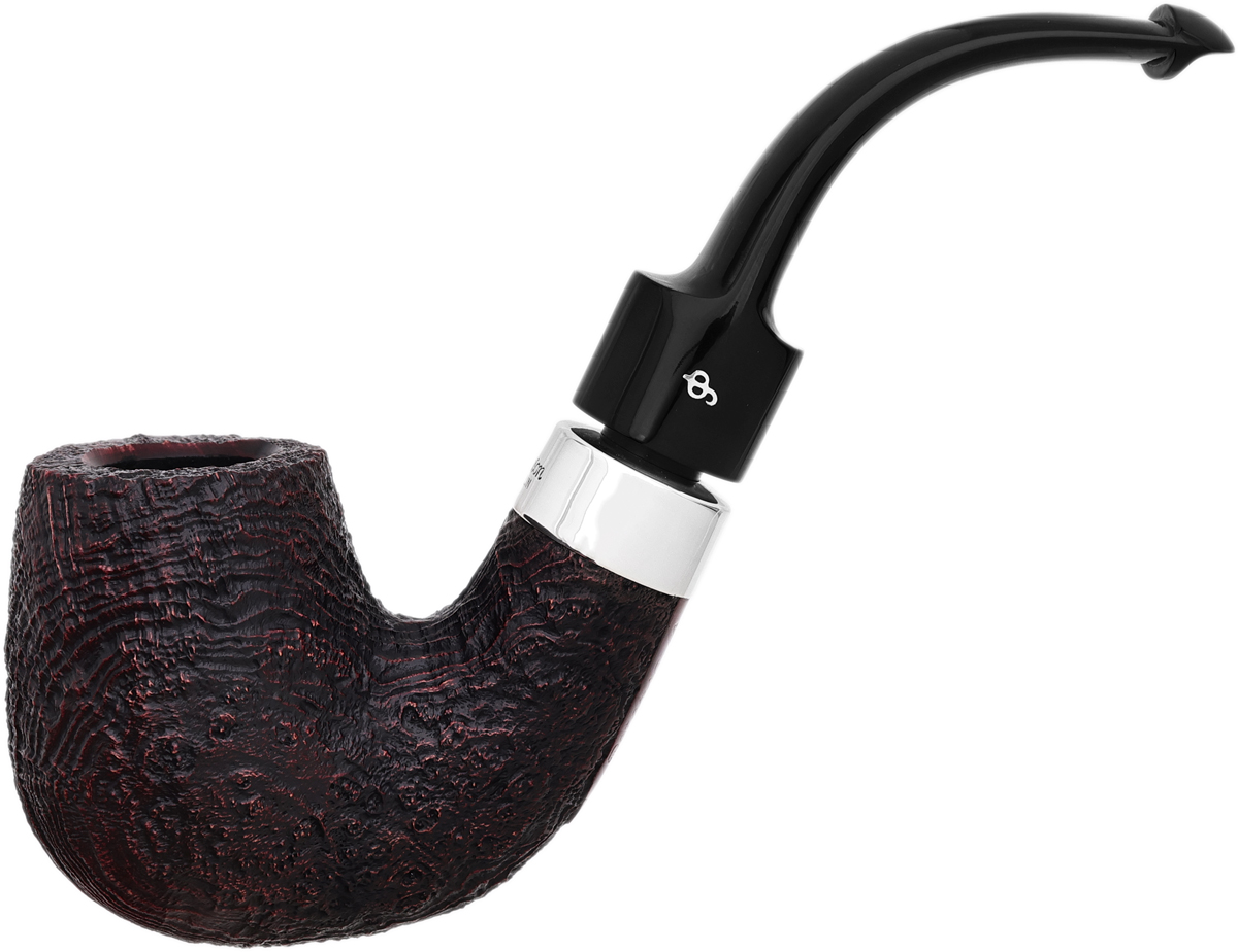 Peterson House Pipe Sandblasted Bent P-Lip