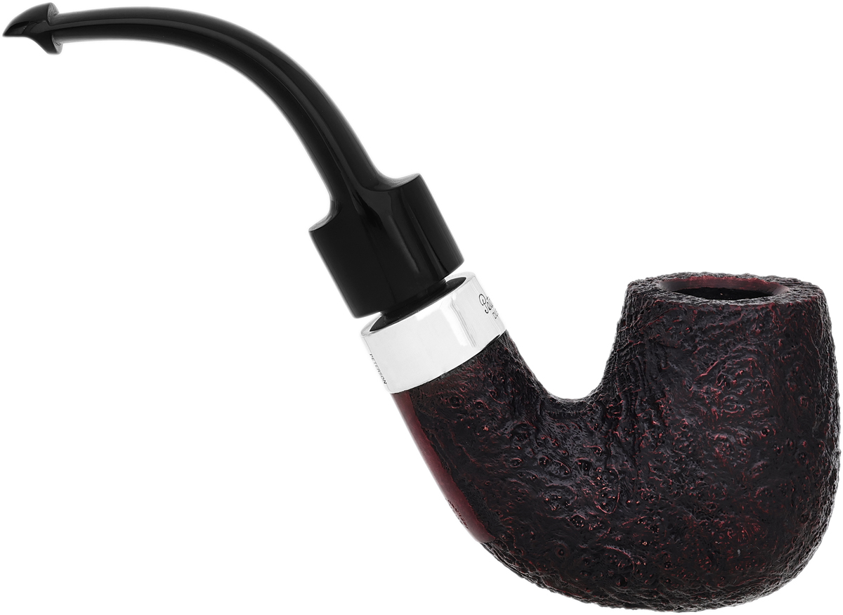 Peterson House Pipe Sandblasted Bent P-Lip