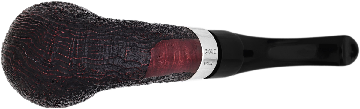Peterson House Pipe Sandblasted Bent P-Lip