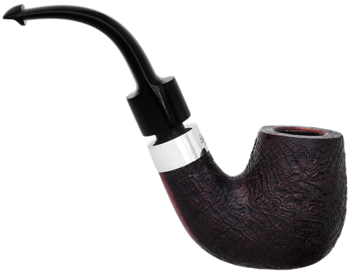 Peterson House Pipe Sandblasted Bent P-Lip