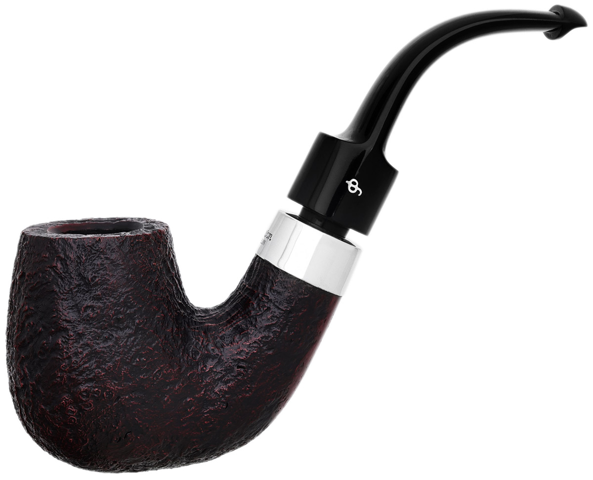 Peterson House Pipe Sandblasted Bent P-Lip