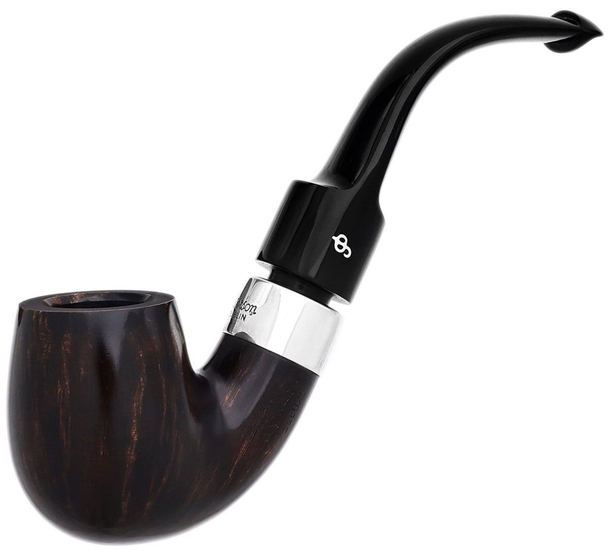 Deluxe System Dark Smooth (11s) P-Lip Tobacco Pipe