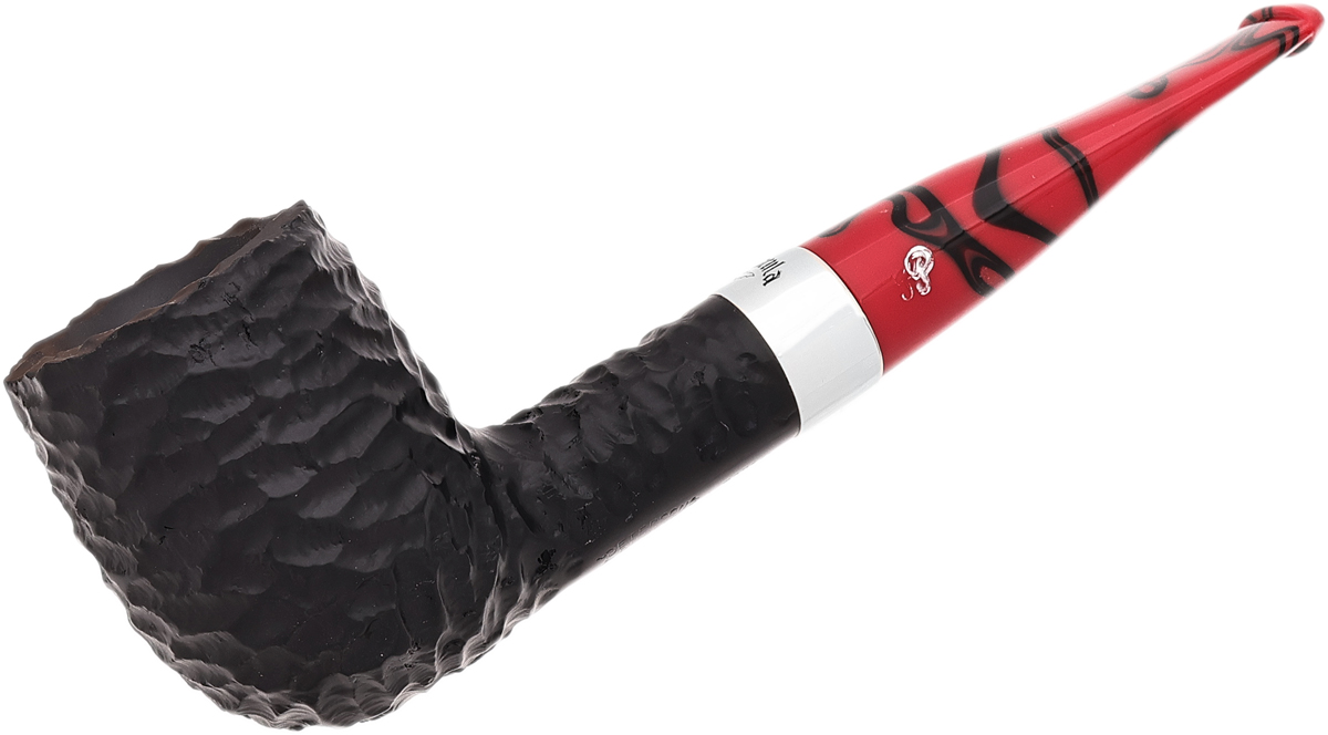 Dracula Rusticated (107) Fishtail Tobacco Pipe