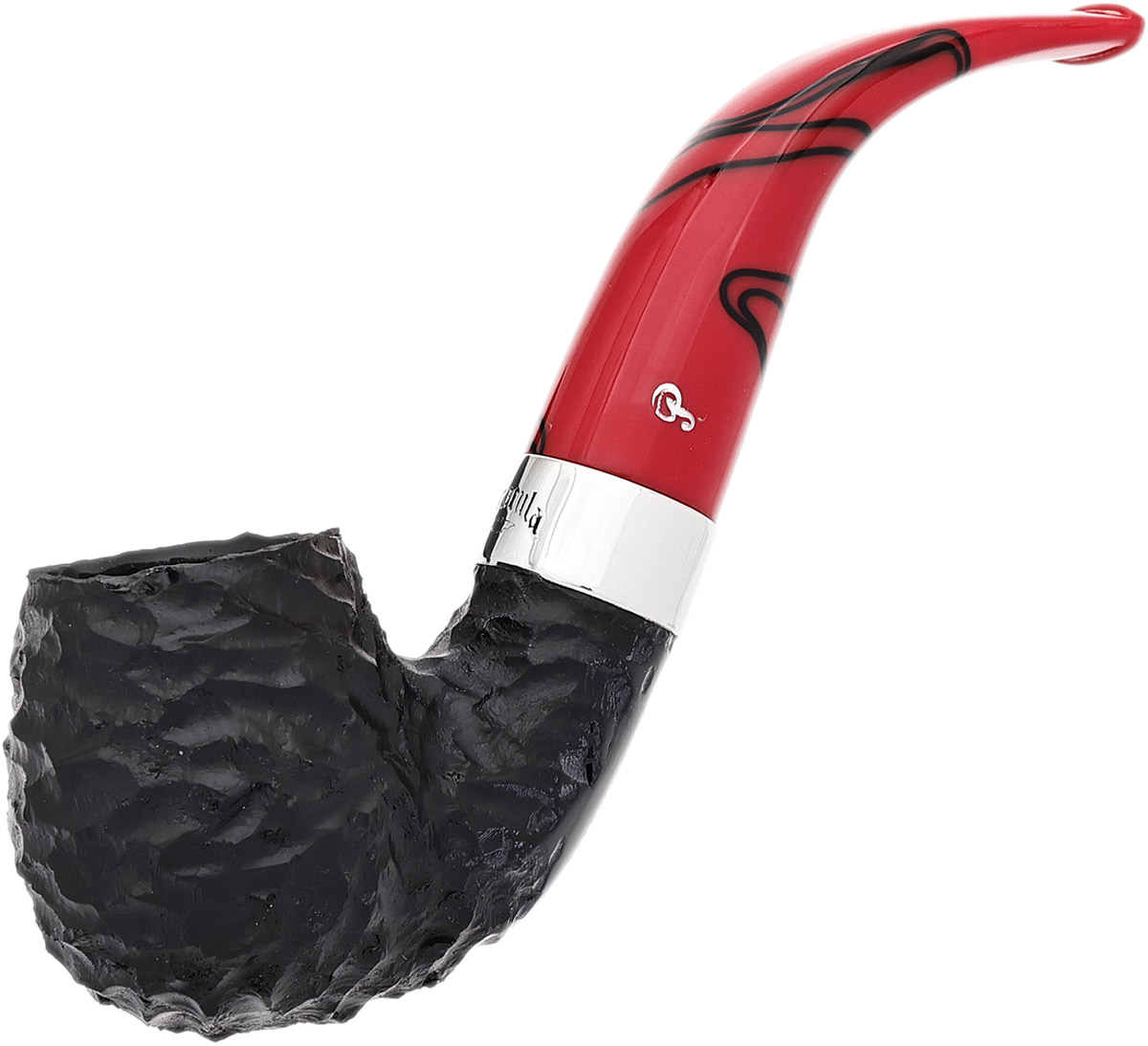 Dracula Rusticated (221) Fishtail Tobacco Pipe