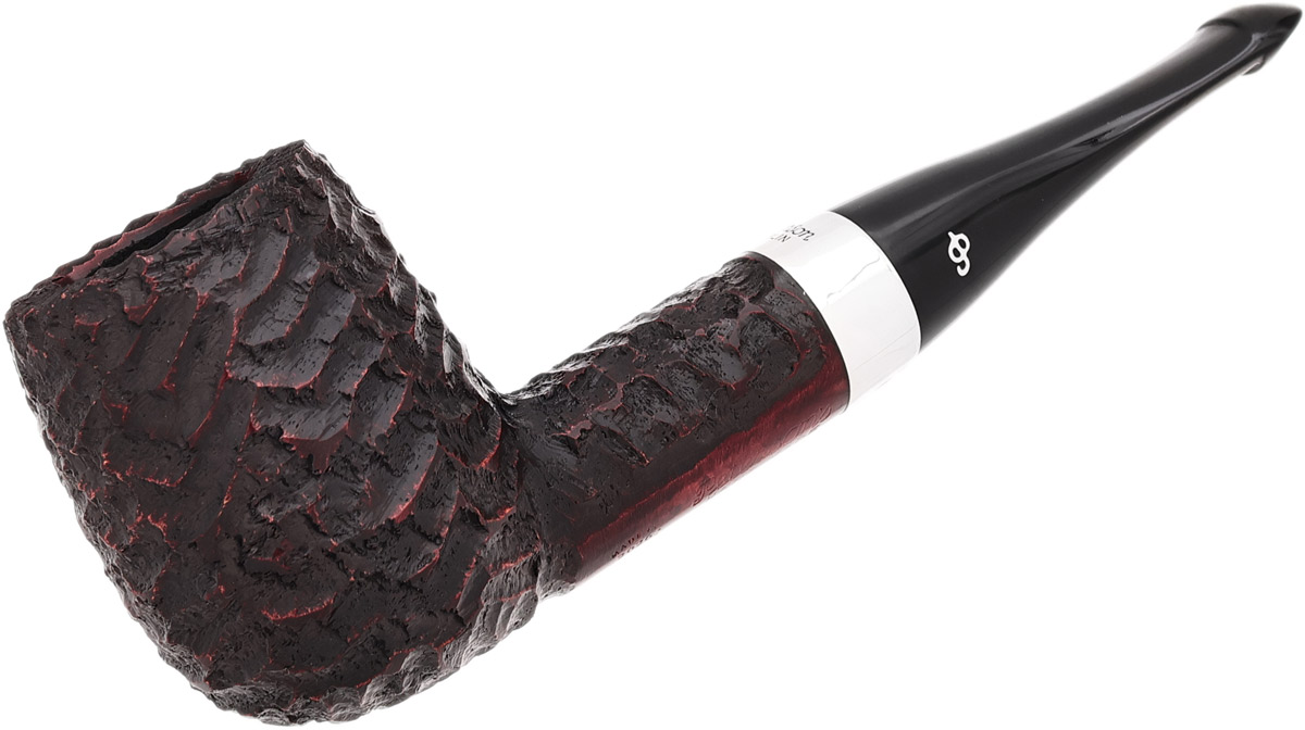 Peterson House Pipe Rusticated Billiard P-Lip