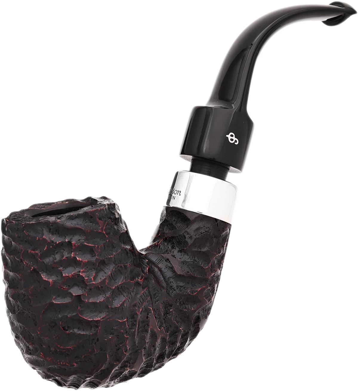 彼得森 House Pipe Bent Billiard P-Lip 锈刻 弯式撞球斗