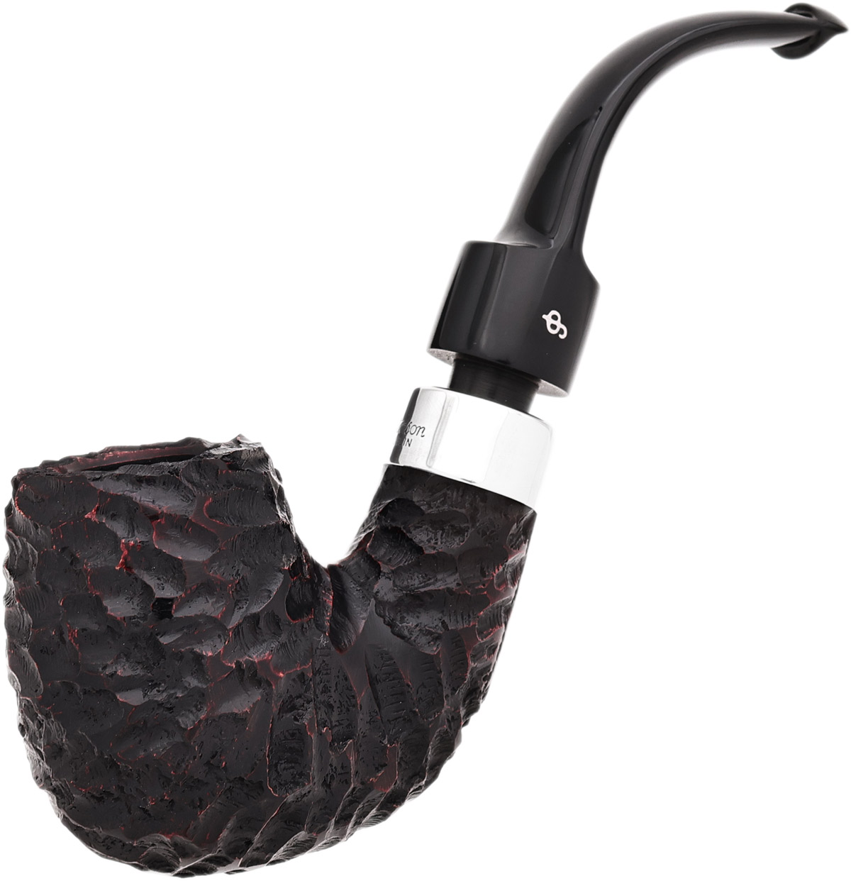 彼得森 House Pipe Bent Billiard P-Lip 锈刻 弯式撞球斗