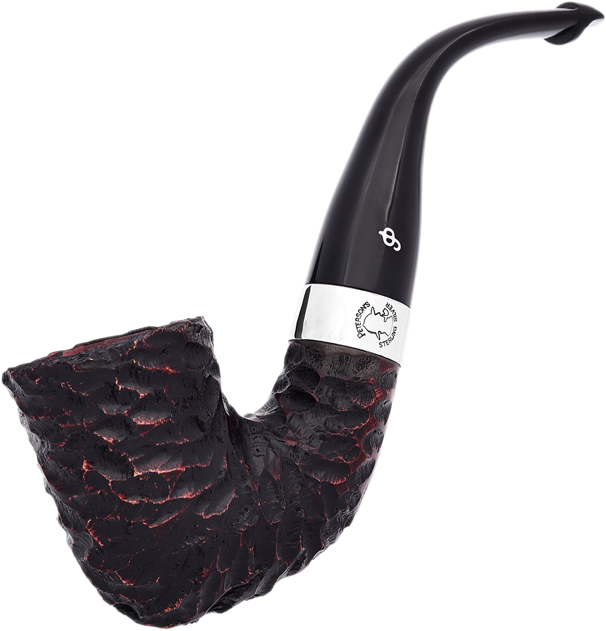 Sherlock Holmes Rusticated Original P-Lip Tobacco Pipe