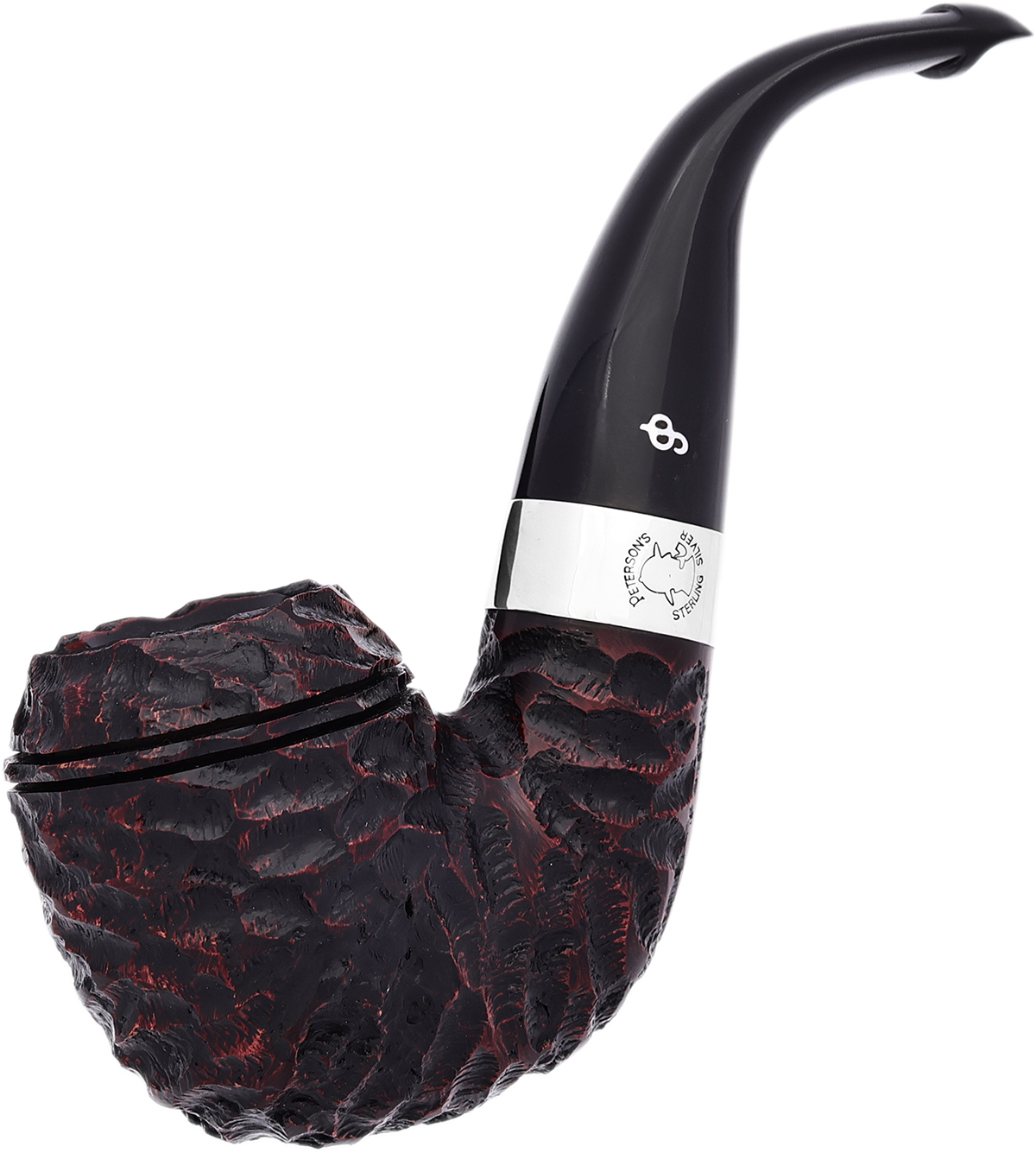 Sherlock Holmes Rusticated Baskerville P-Lip Tobacco Pipe