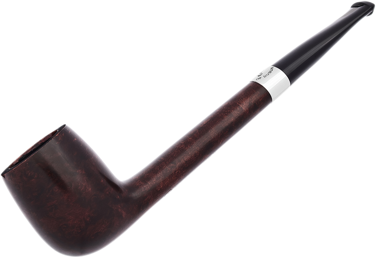 Aran Smooth Nickel Mounted (264) Fishtail Tobacco Pipe
