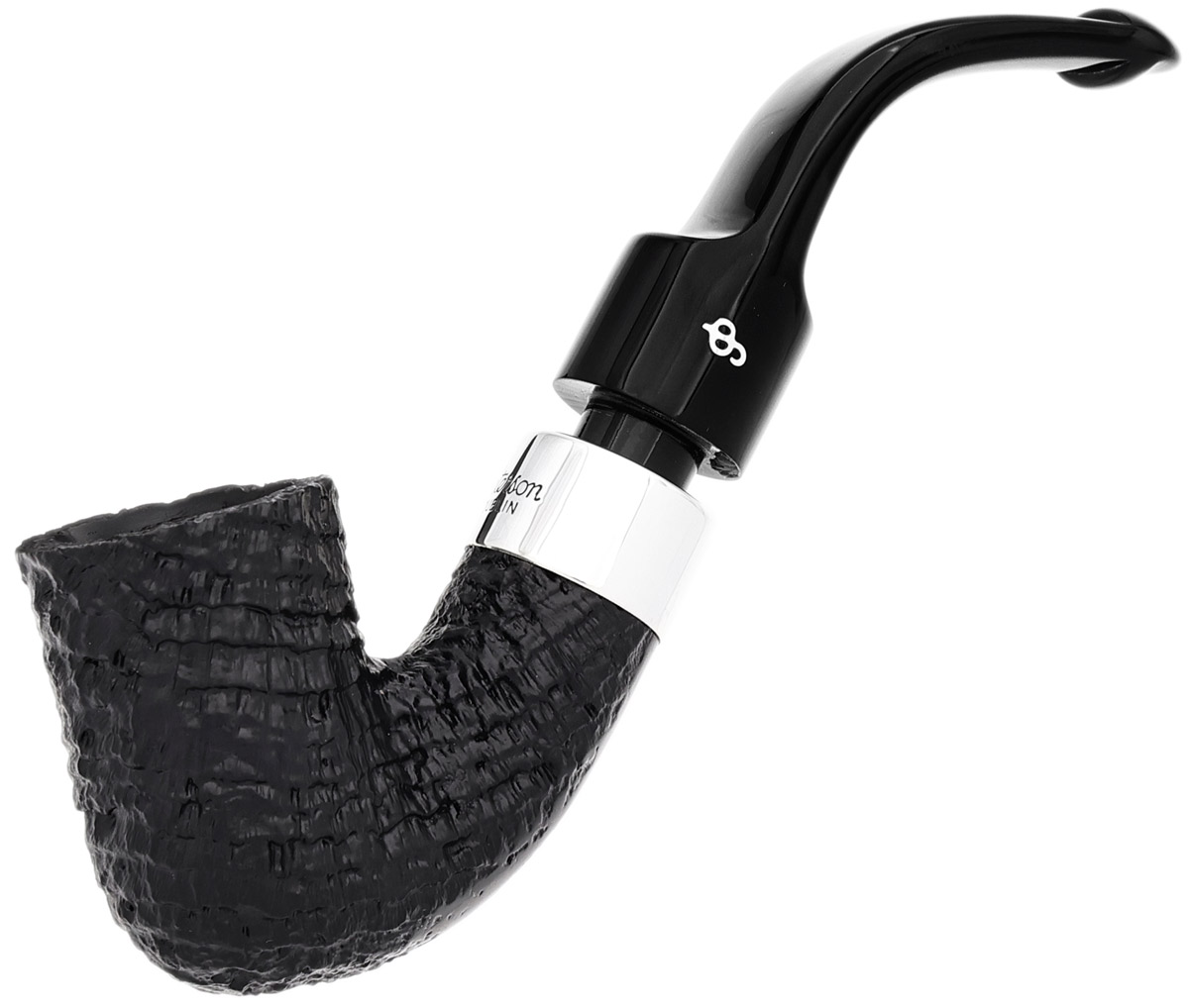 Deluxe System Sandblasted (8s) P-Lip Tobacco Pipe