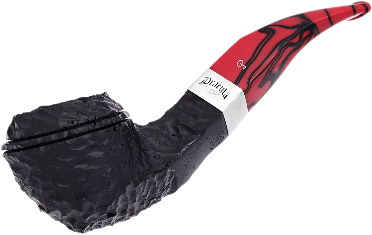 Dracula Rusticated (80s) Fishtail Tobacco Pipe