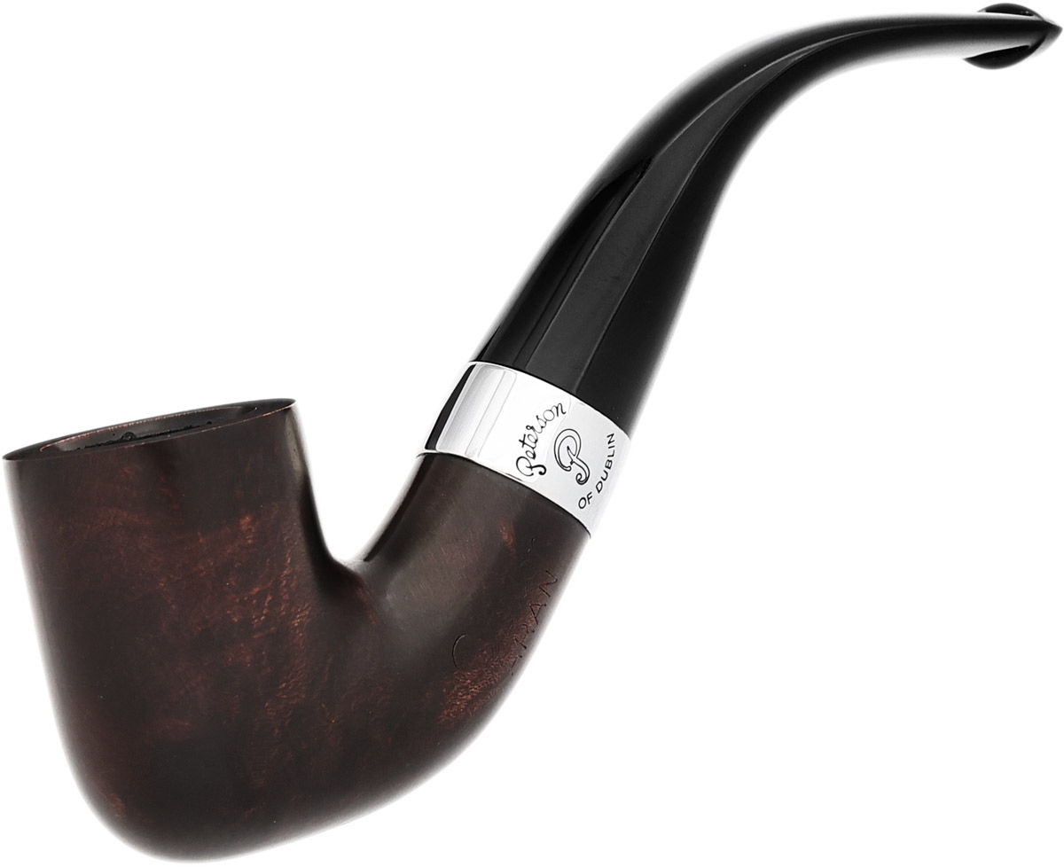 Aran Smooth Nickel Mounted (338) Fishtail Tobacco Pipe