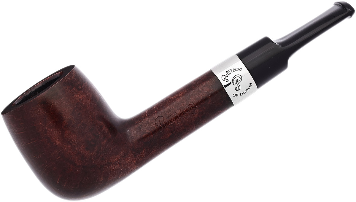 Aran Smooth Nickel Mounted (53) Fishtail Tobacco Pipe