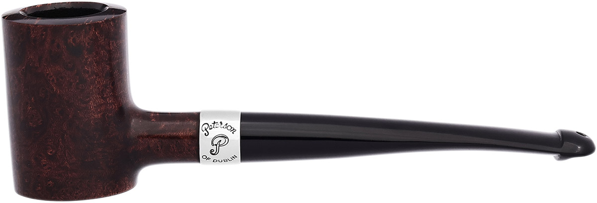 Aran Smooth Nickel Mounted (701) P-Lip Tobacco Pipe