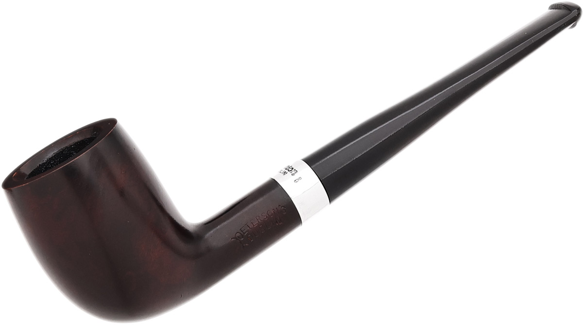 Peterson Junior Heritage Silver Mounted Straight Billiard Fishtail