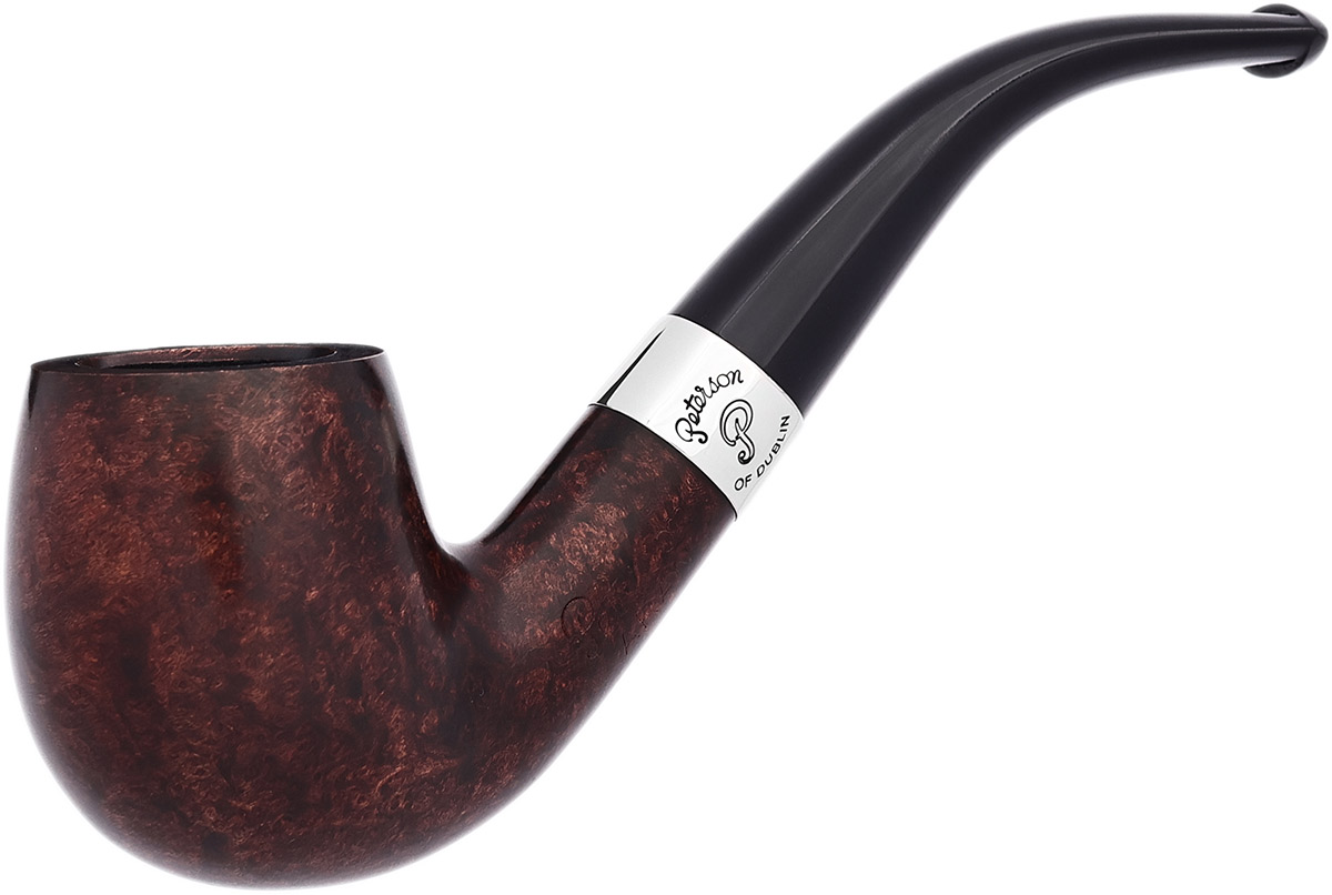 Aran Smooth Nickel Mounted (69) Fishtail Tobacco Pipe