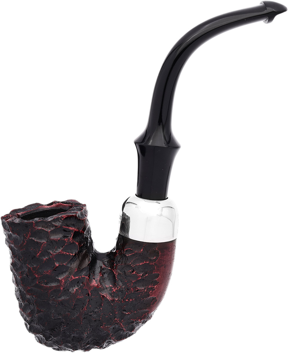 Premier System Revival Rusticated (CP) (356) P-Lip Tobacco Pipe