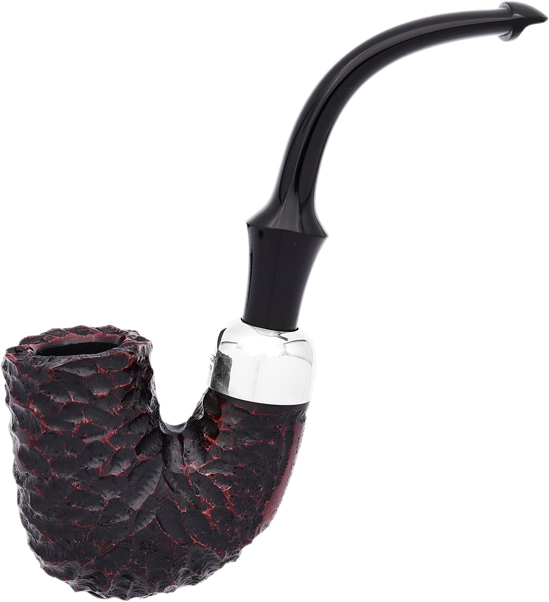 Premier System Revival Rusticated (CP) (356) P-Lip Tobacco Pipe
