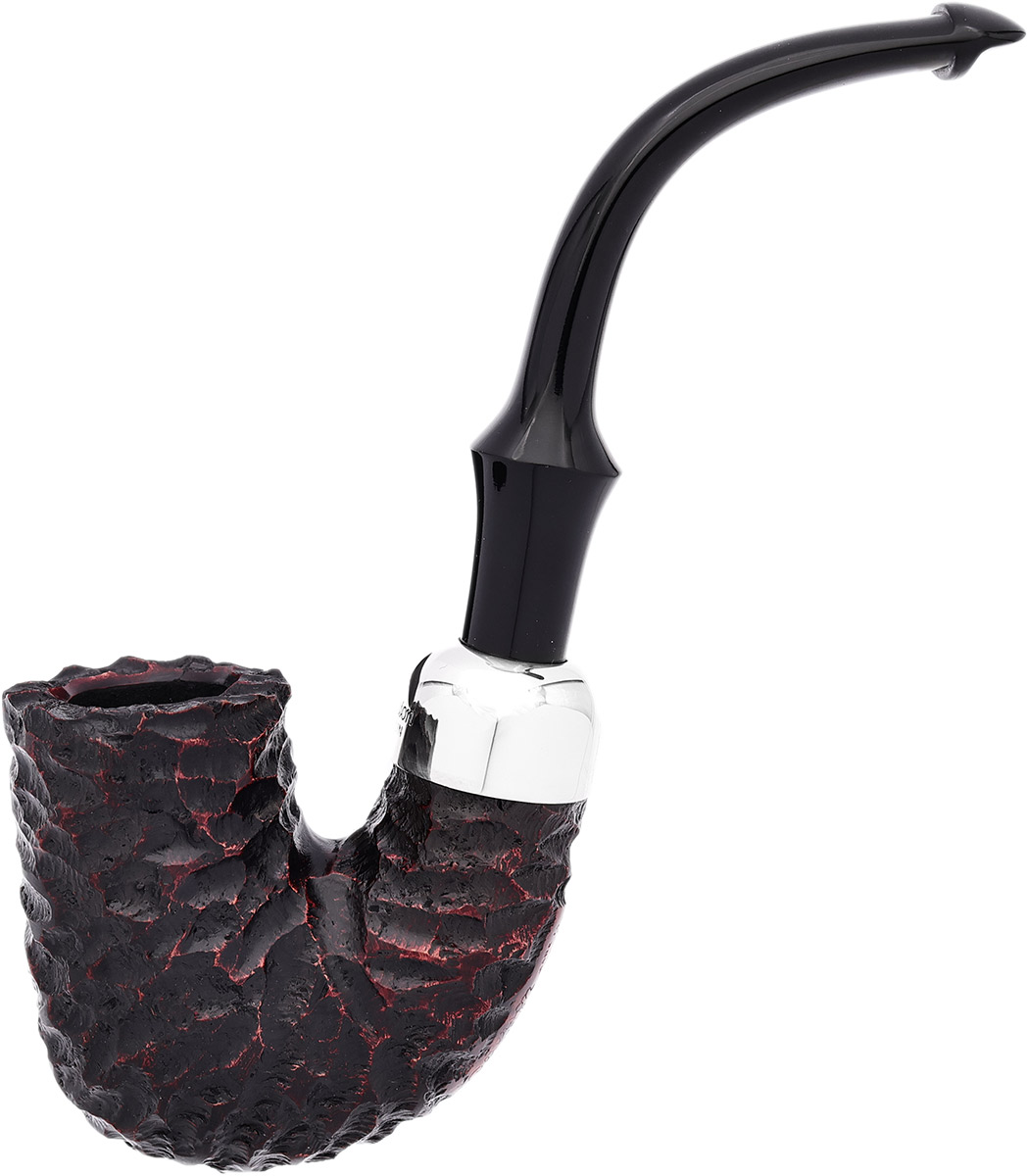 Premier System Revival Rusticated (CP) (356) P-Lip Tobacco Pipe