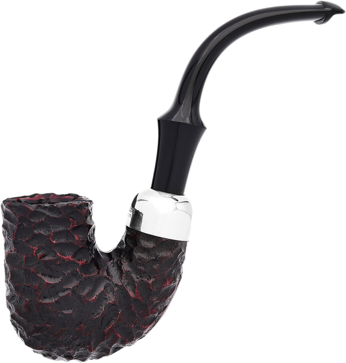 Premier System Revival Rusticated (CP) (356) P-Lip Tobacco Pipe