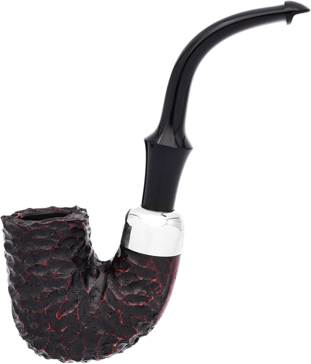 Premier System Revival Rusticated (CP) (356) P-Lip Tobacco Pipe