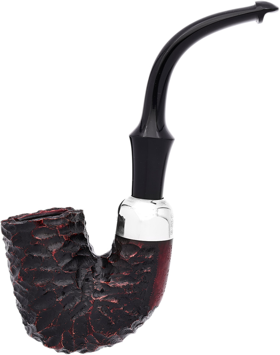 Premier System Revival Rusticated (CP) (356) P-Lip Tobacco Pipe