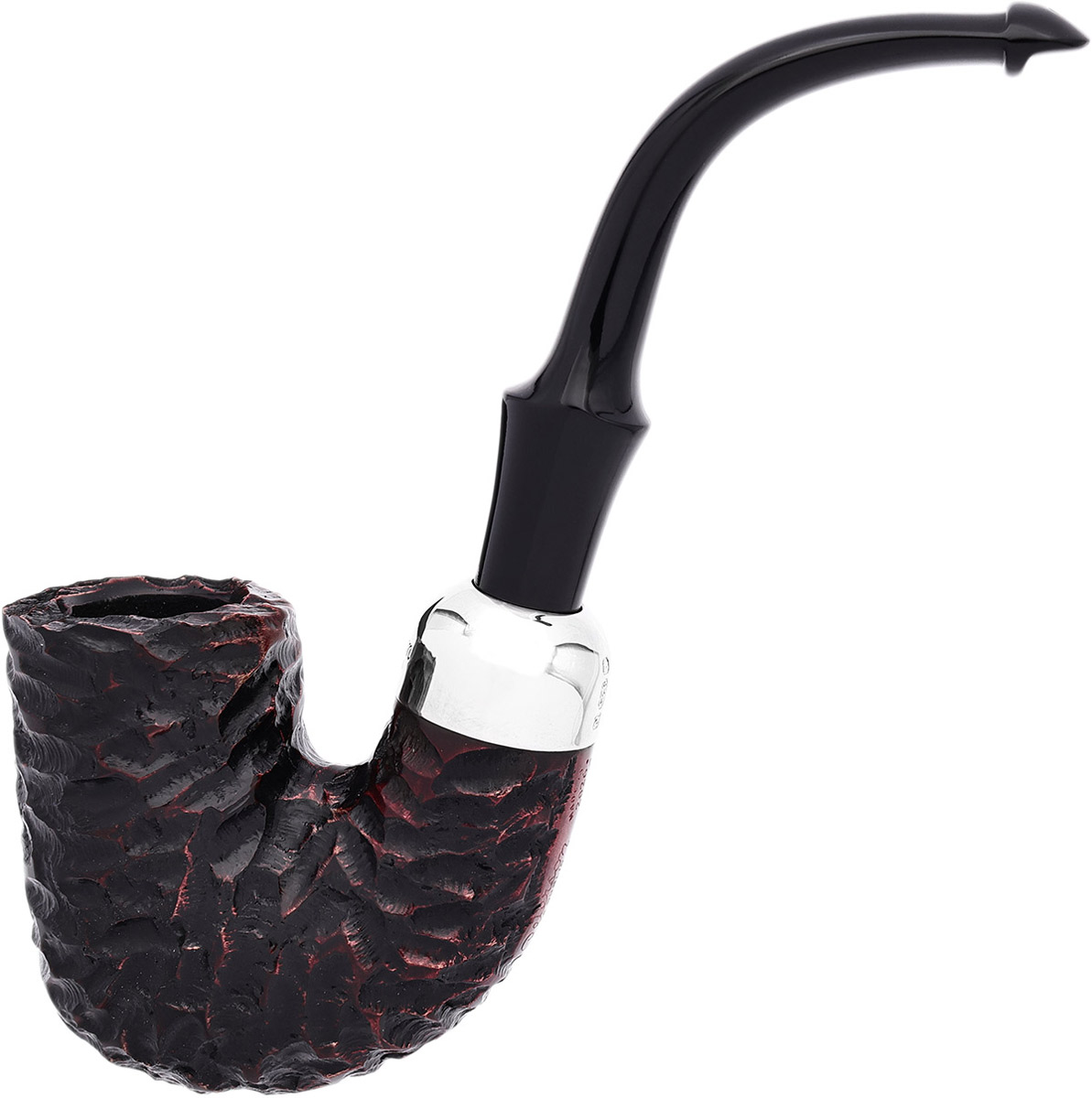 Premier System Revival Rusticated (CP) (356) P-Lip Tobacco Pipe