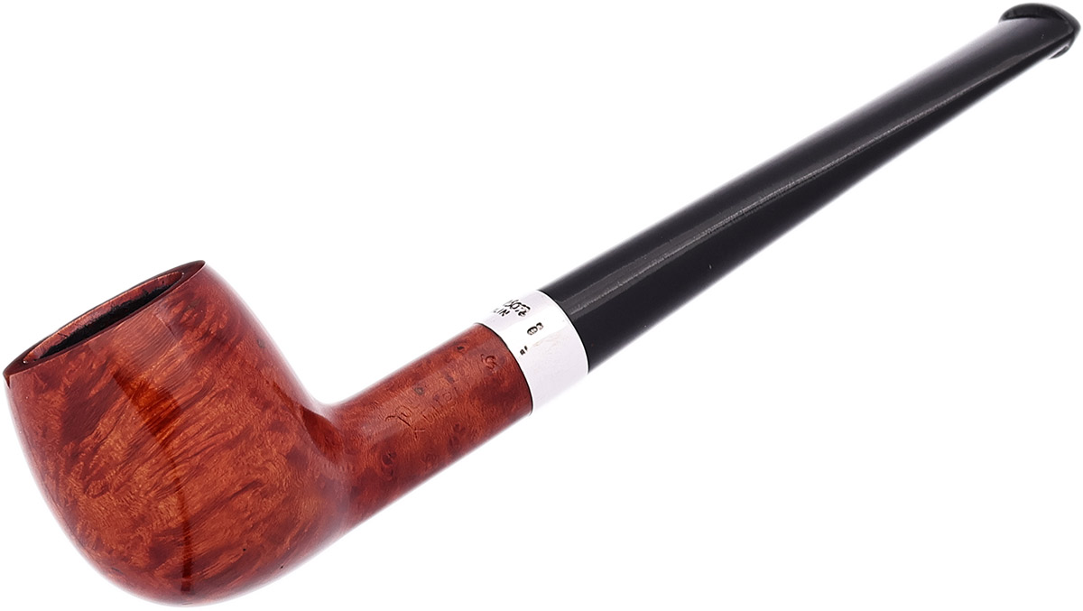 Peterson Junior Terracotta Silver Mounted Canted Apple Fishtail